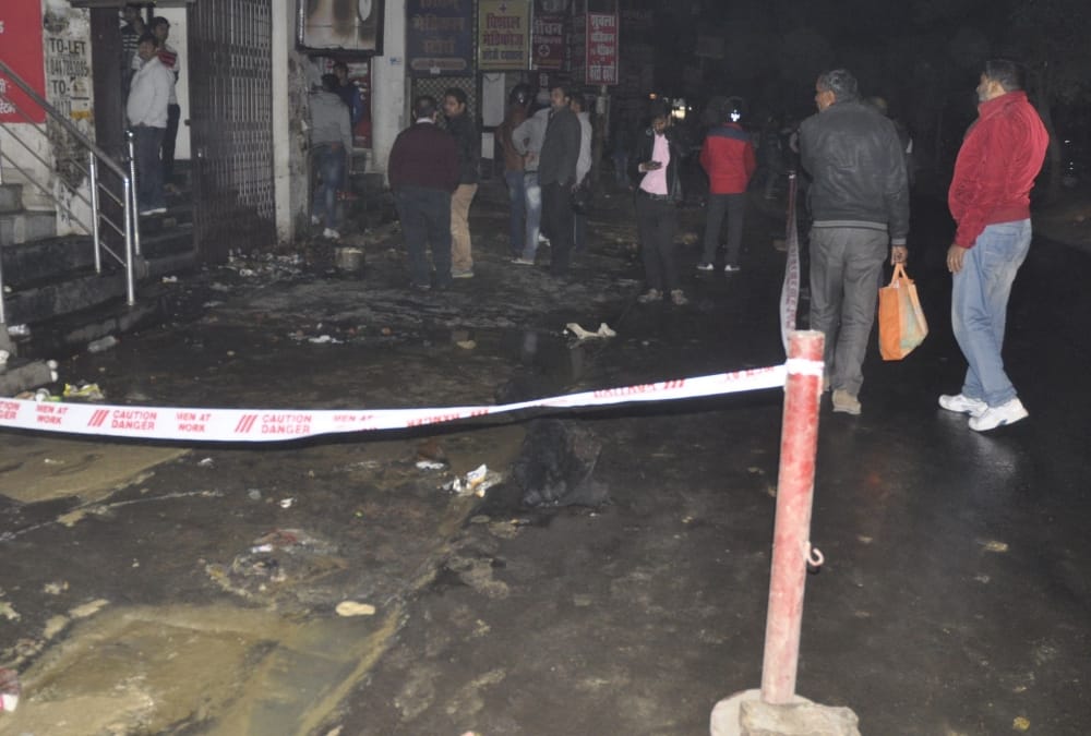 fire near lohia hospital in lucknow.