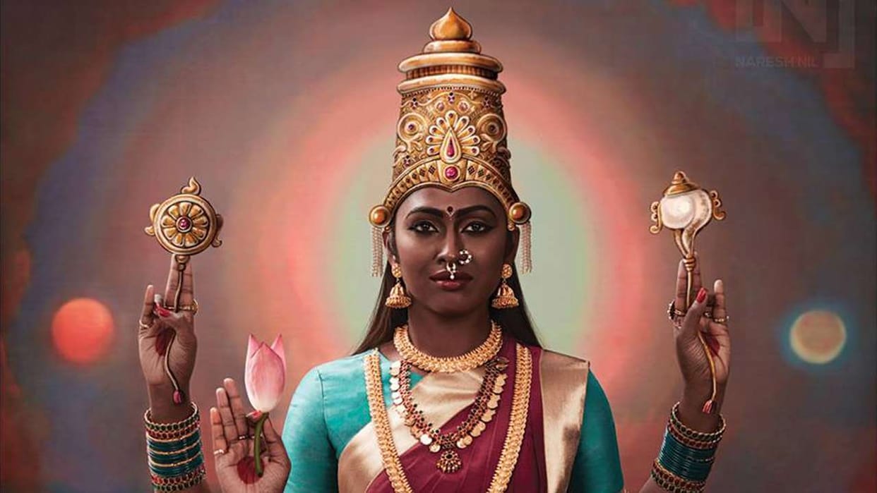 what happen if goddess lakshmi and sita look black instead of fare skin