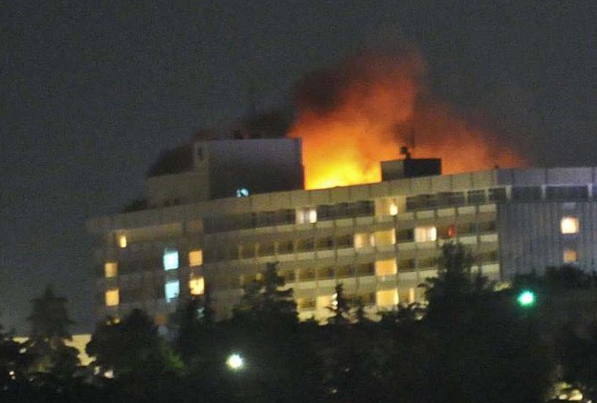 Four terrorists Intrusion in Kabul's hotel, firing continued