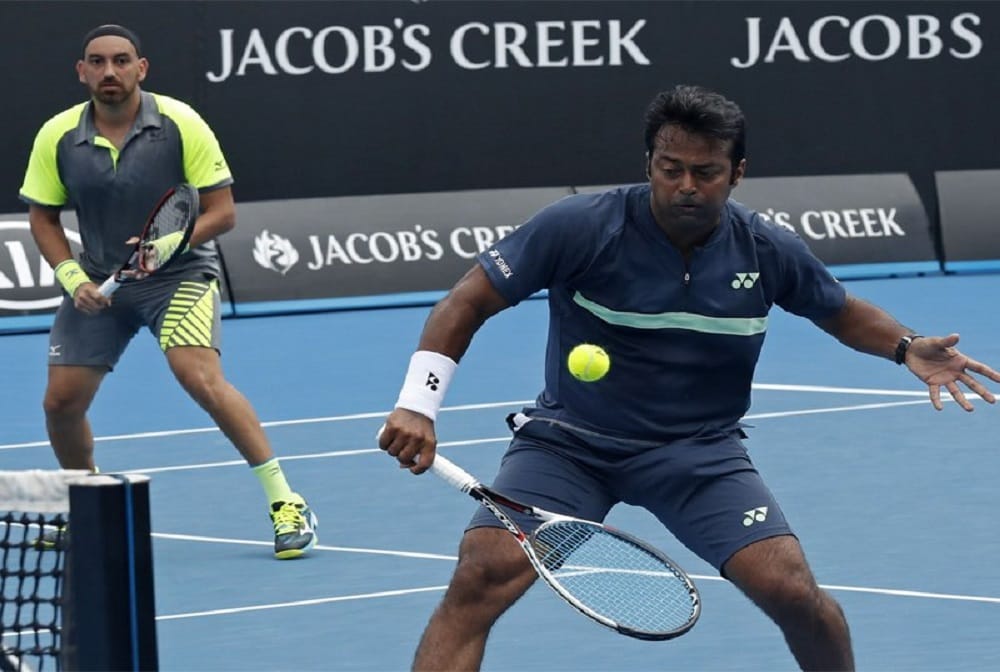 Leander Paes and Purav Raja lose in pre-quarters and out of the Australian Open