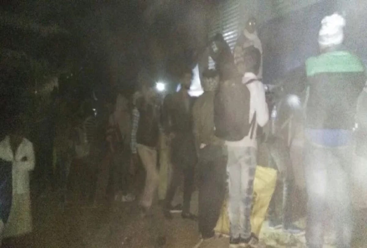 relief team arrived after the train accident in mathura