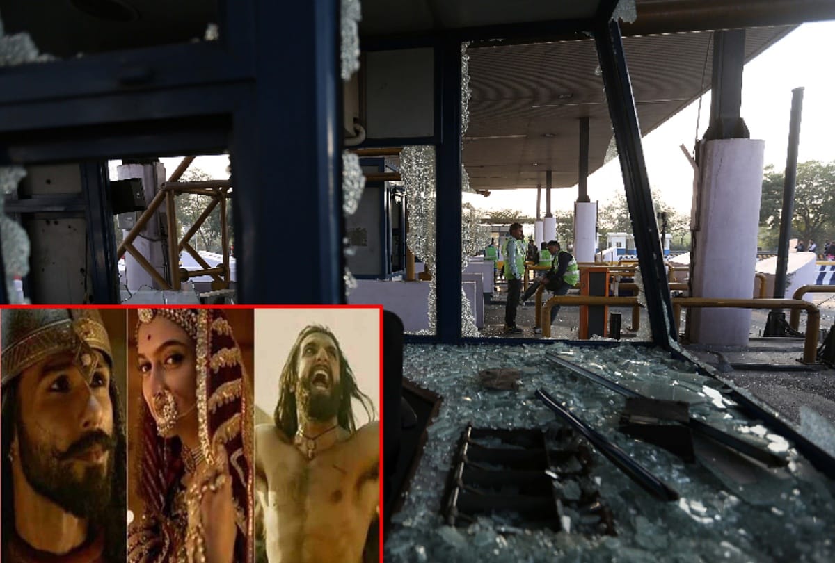 people arrested for damaging property on the name of padmavat