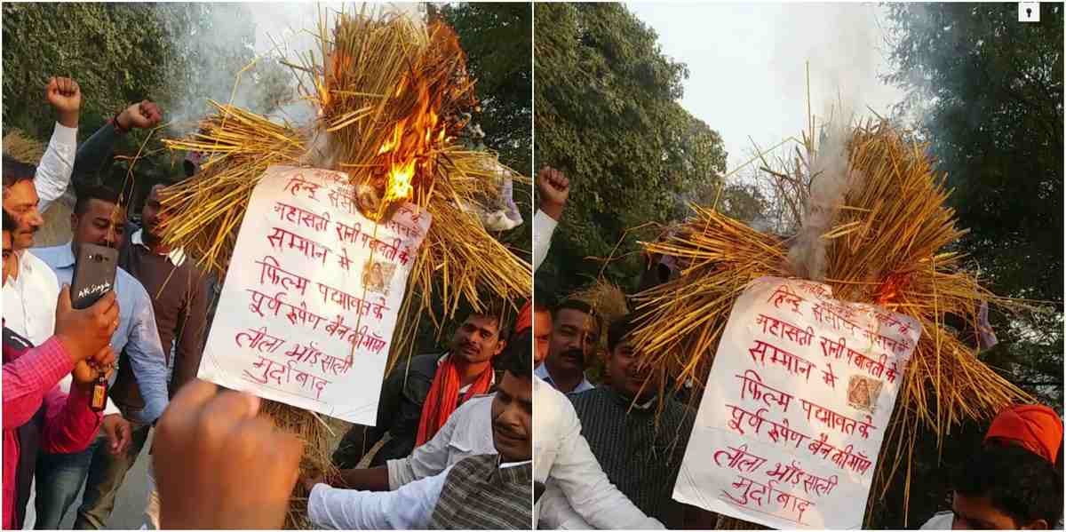Kshatriya Mahasabha blasts Deepika and Bhansali's effigy