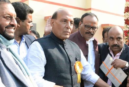 rajnath singh speaks on government's performance in lucknow.