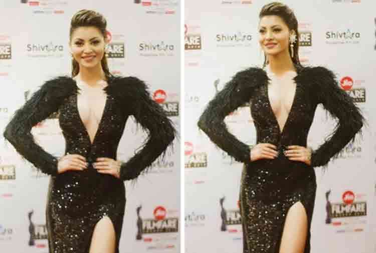 urvashi rautela post a bold photo from 63rd jio filmfare award people troll her 