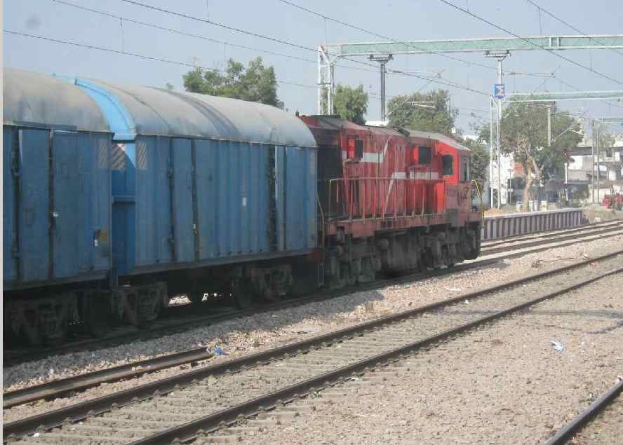 Train with a speed of 135 at double track