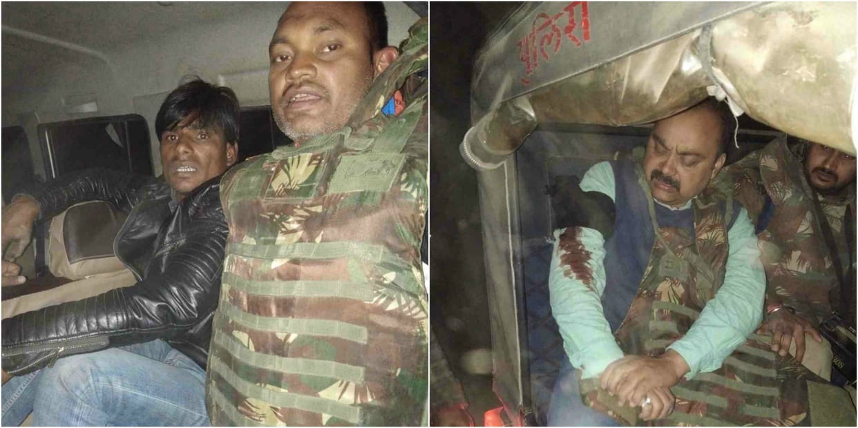 Police encounter in varanasi and two criminal arrested