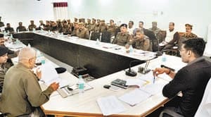crime meeting in sai complex