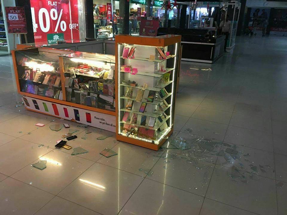 A mall in Kurukshetra vandalized by 20-22 miscreants