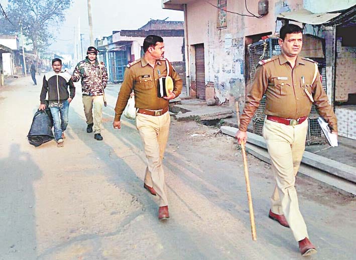 illegal cattle slaughter house