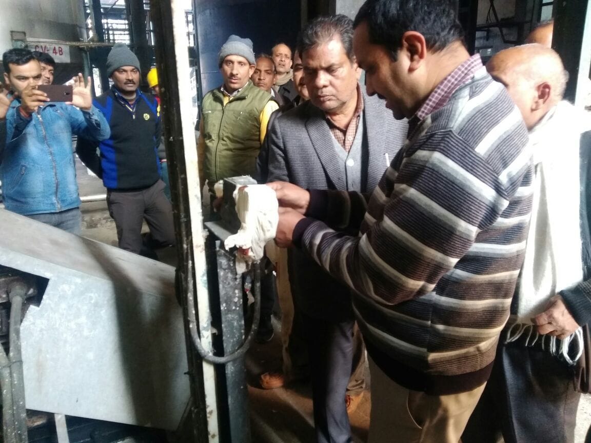 the lock opened of rudhauli distilary