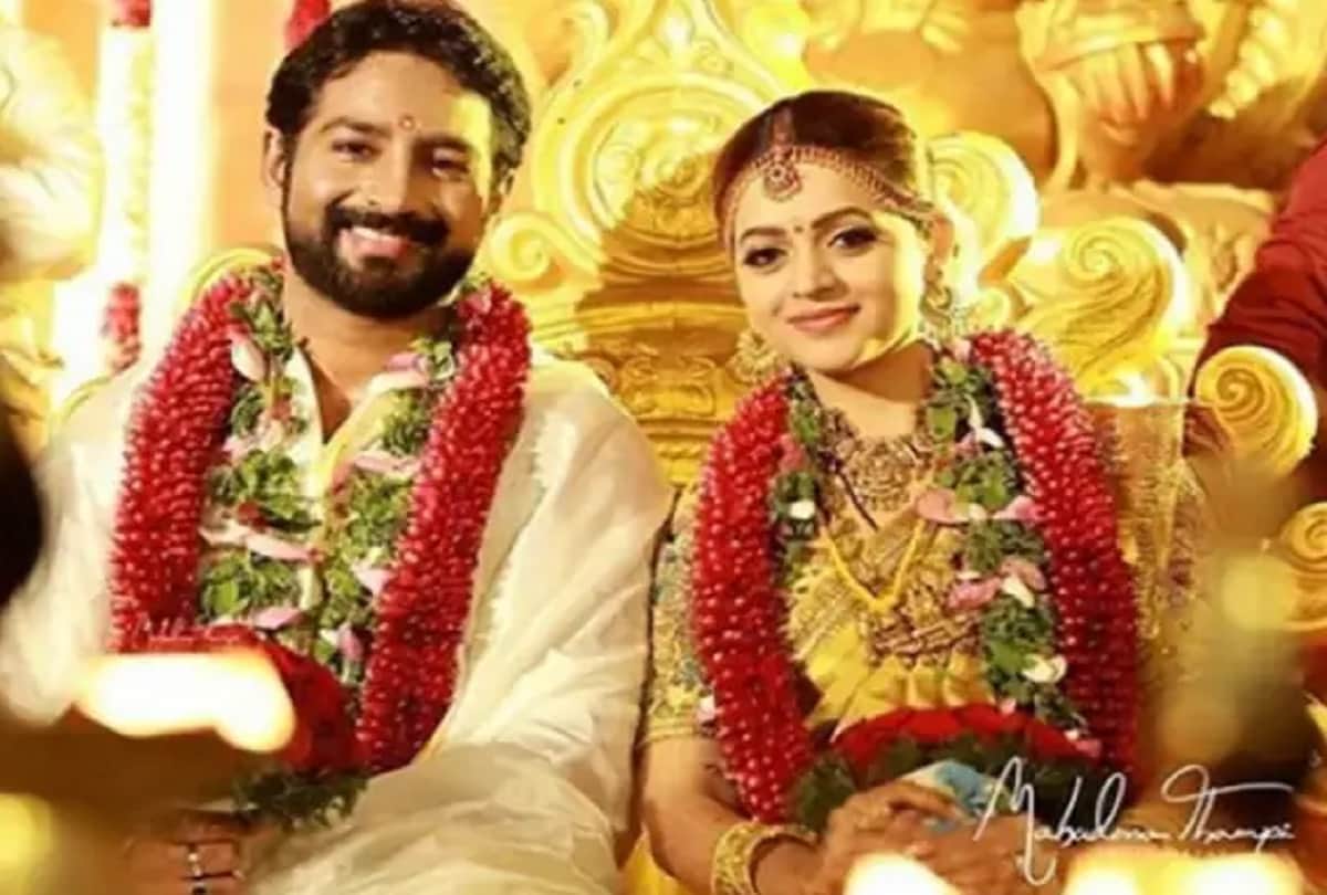 malayalam actress Bhavana marriage photos and videos
