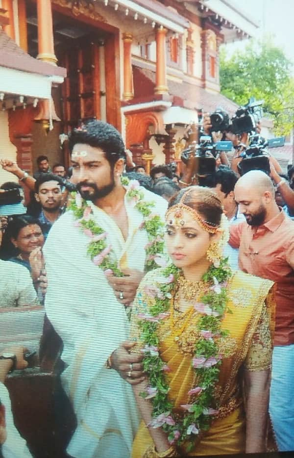 malayalam actress Bhavana marriage photos and videos