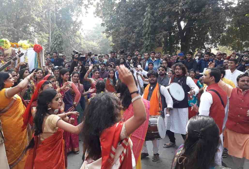 see the photos of bhu foundation day