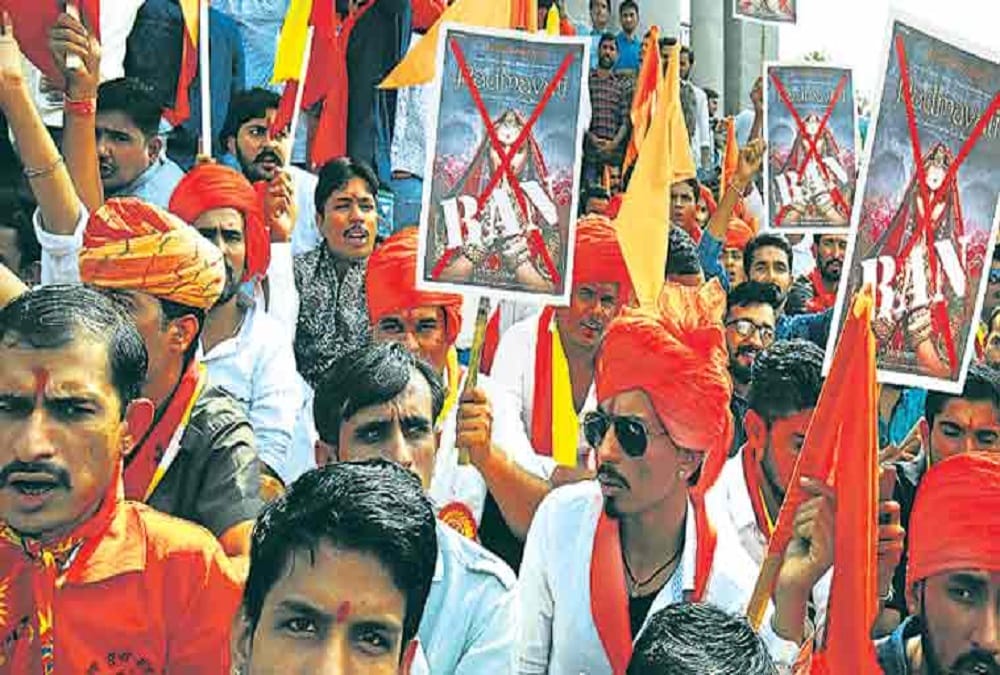 padmavat rajasthan protset rajput women and karni sena