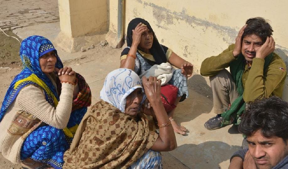 silence in the drigapur village of firozabad after child girl death