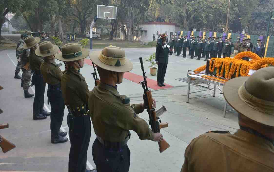 The last salute to the martyr with full respect in varanasi