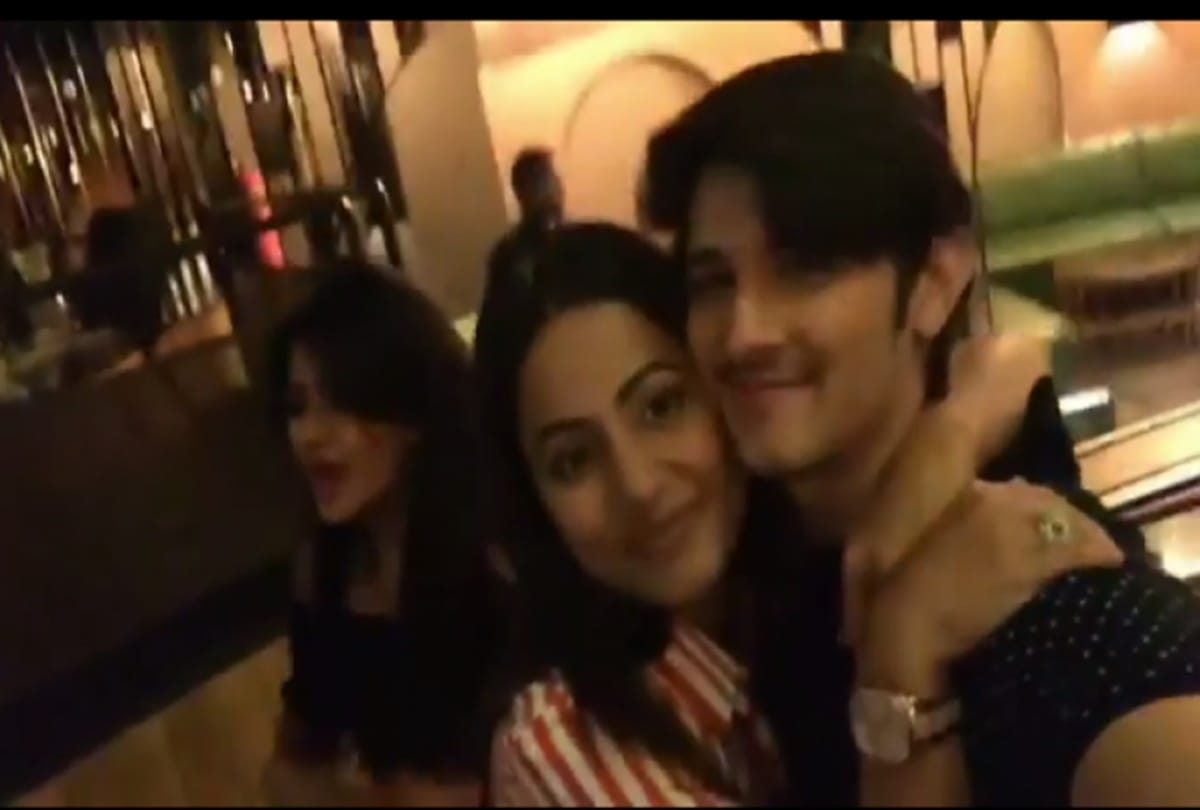 bigg boss 11 first runner up hina khan party with rocky and rohan mehra