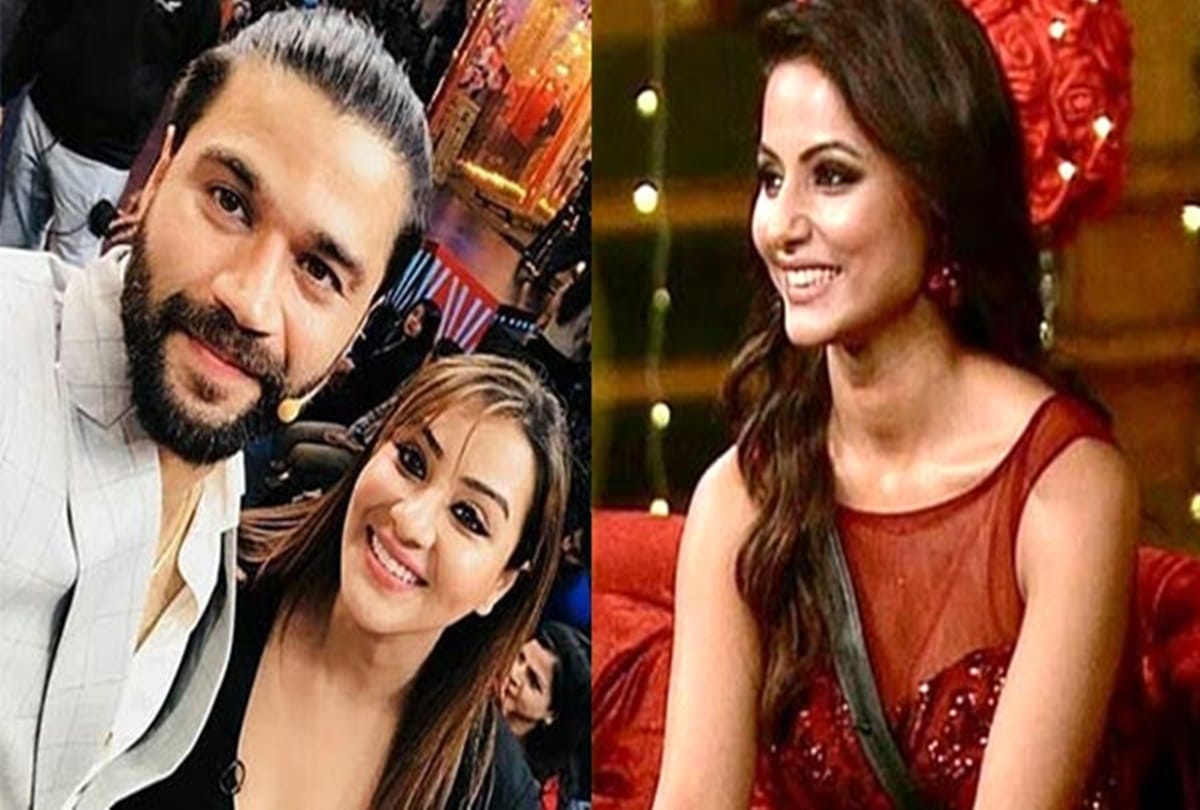 bigg boss 11 first runner up hina khan party with rocky and rohan mehra