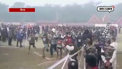Half Marathon Run on Army Day at Meerut Uttar pradesh 