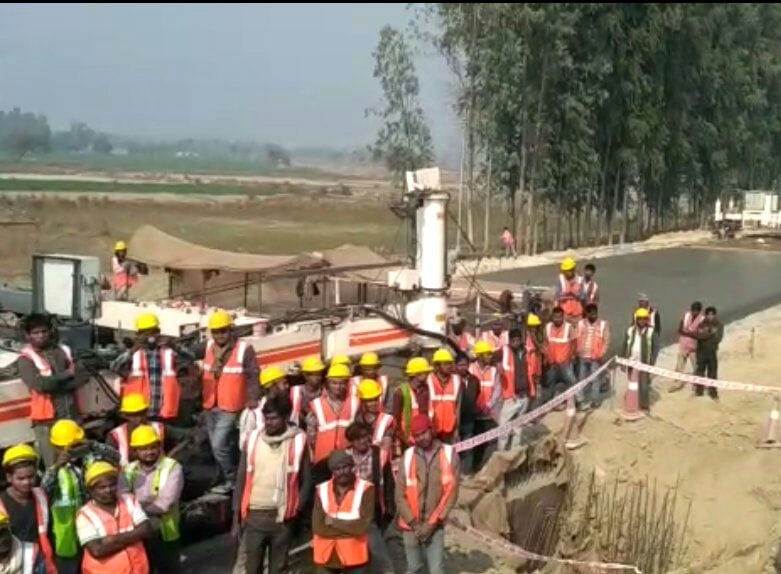rajnath singh inspescted outer ring road