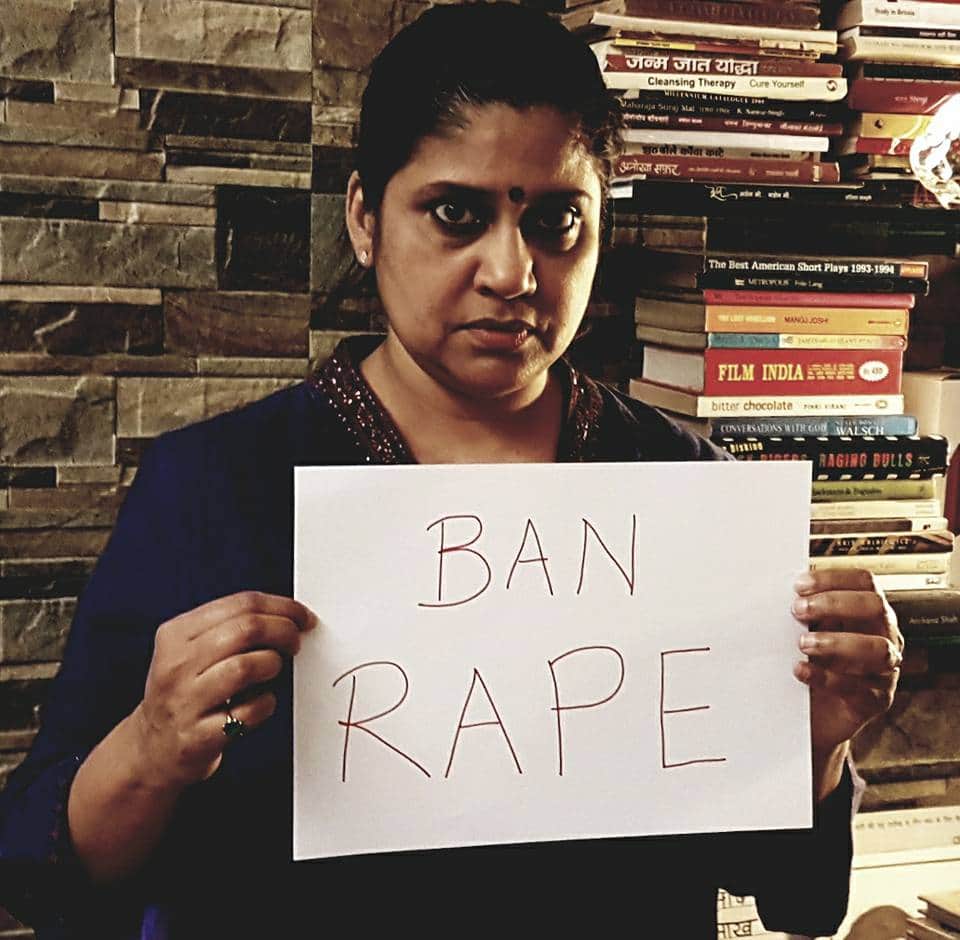 renuka shahane protest against ban of padmaavat release