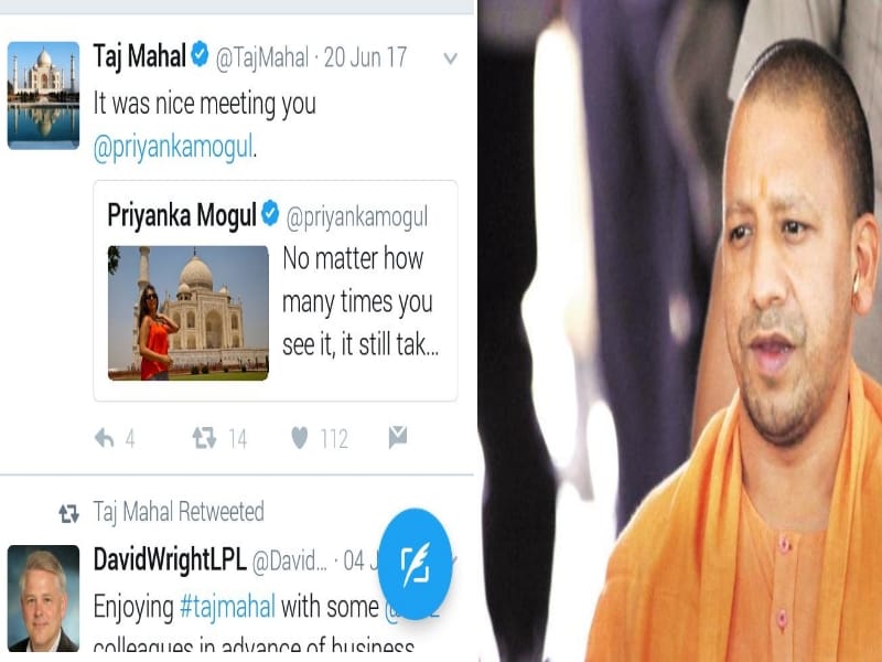 tajmahal twitter account is not active since august 2017