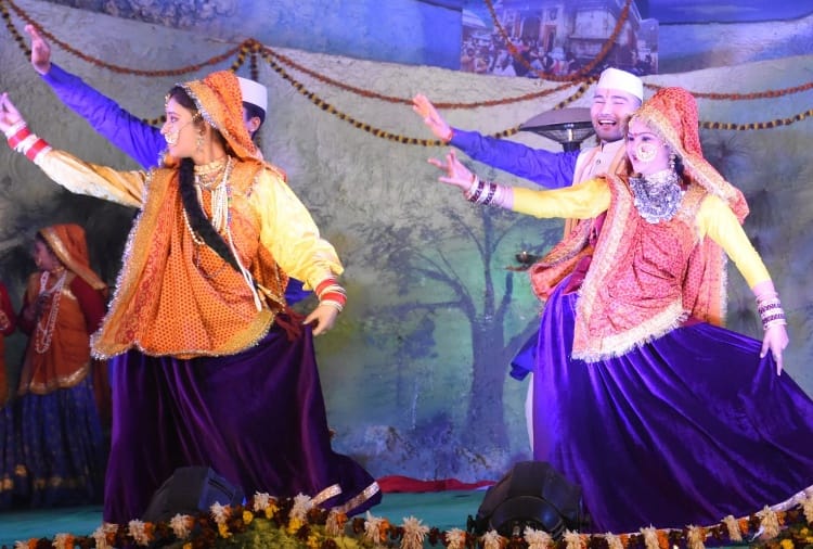 cm yogi visited to uttarayani mela