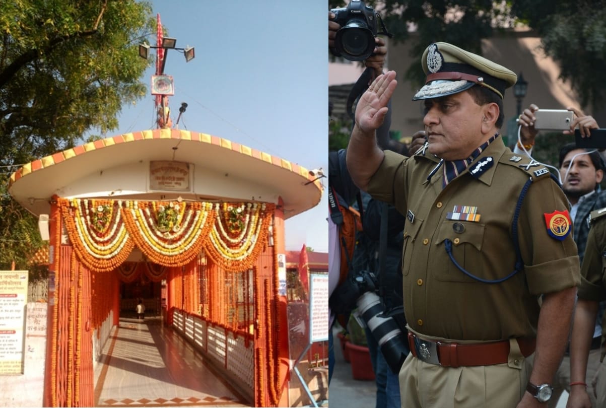 dgp prayed in lucknow hanuman setu mandir