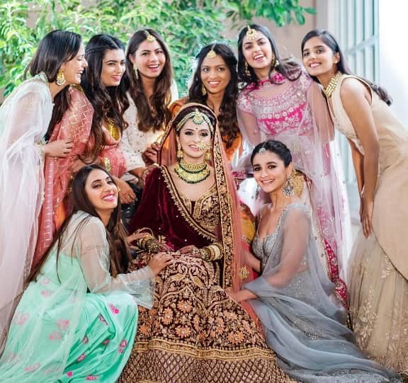 Alia Bhatt shines in a silver designer lehenga at her friends baraat in Jodhpur 