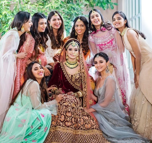 Alia Bhatt shines in a silver designer lehenga at her friends baraat in Jodhpur 