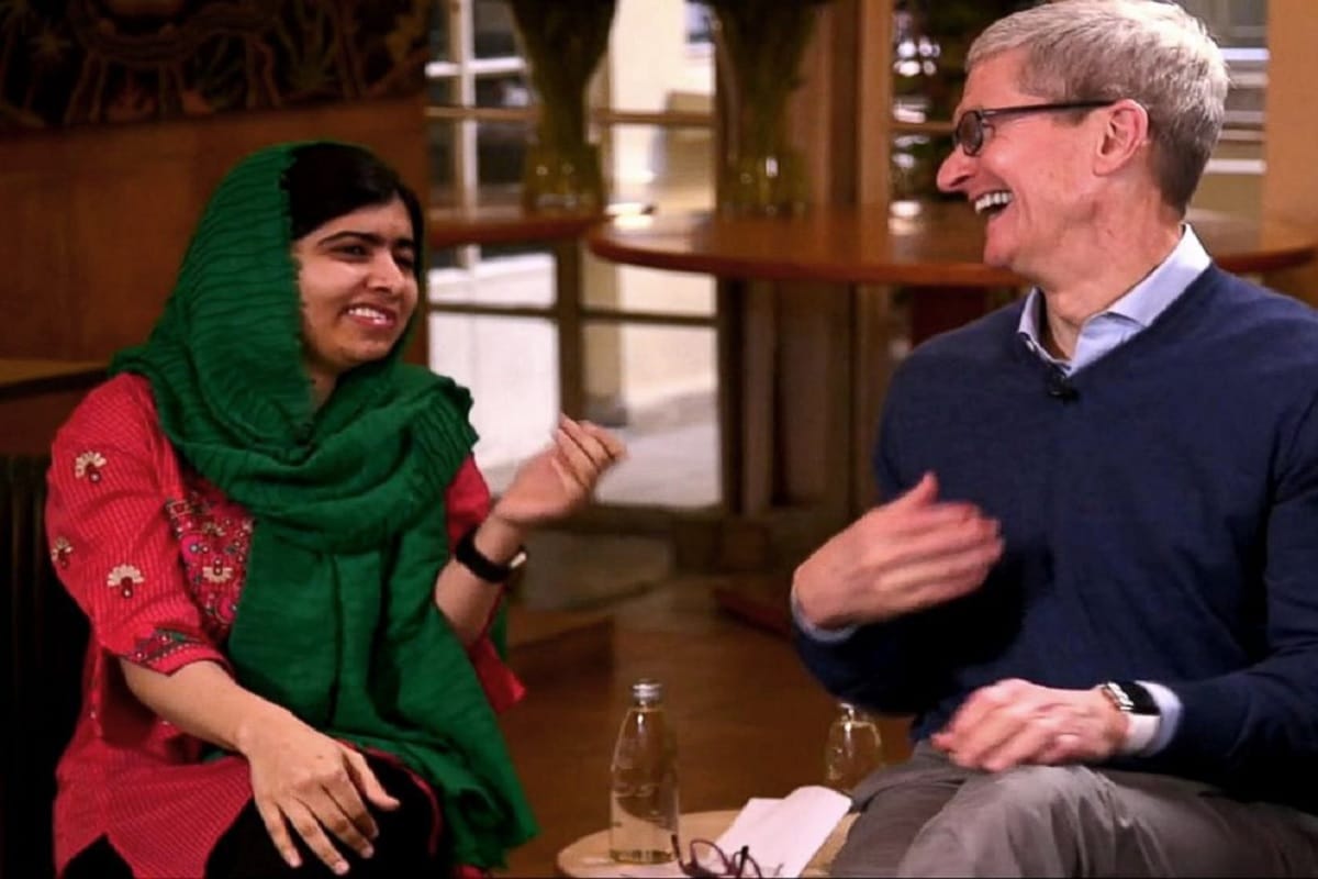 एक लाख लड़कियों की शिक्षा के लिए Apple ने मिलाया मलाला से हाथ Apple partners with Malala Yousafzai help girls' education