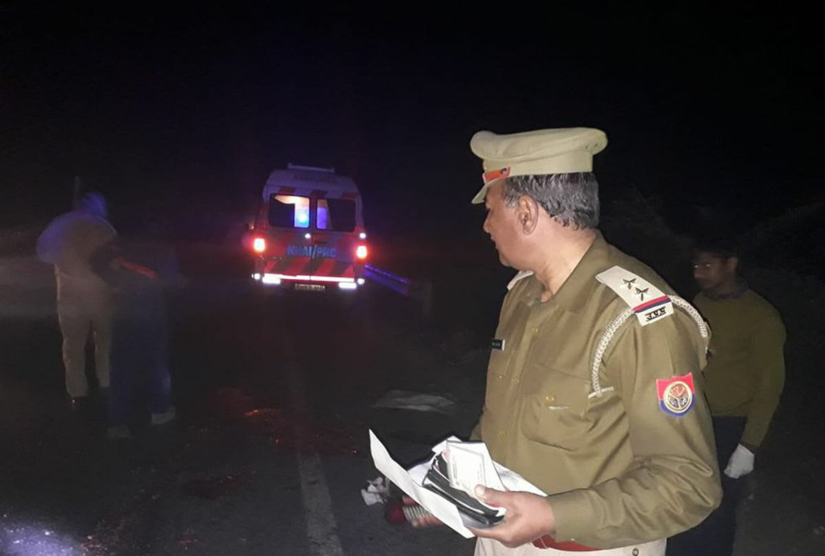 big accident in unnao four killed