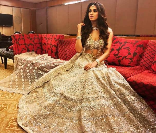 Disha Patani turns a bride at Wedding Junction Show