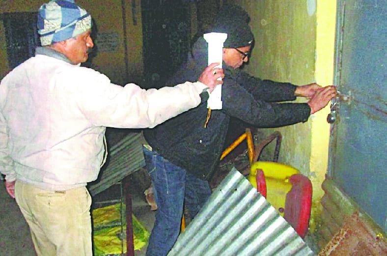 Shreeish Kumar, who came out to break illegal construction at night