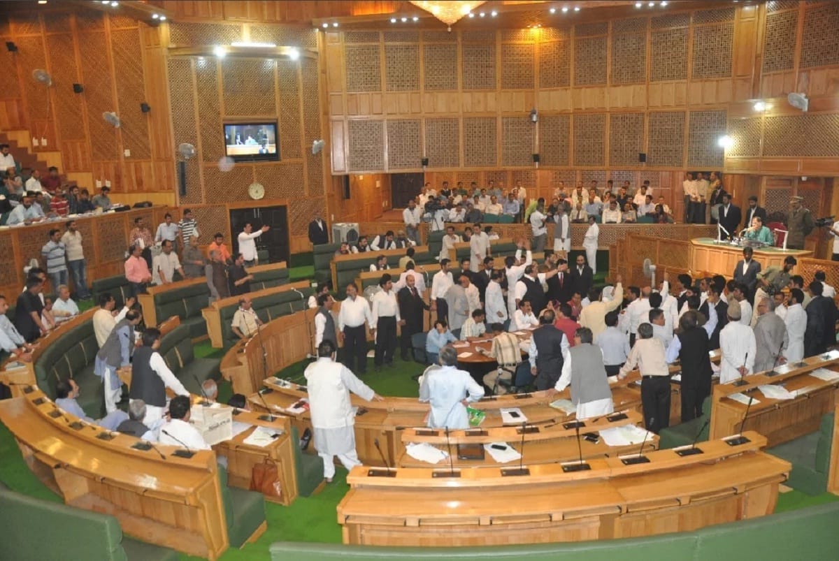 Ruckus in jammu and kashmir assembly over Ceasefire violation by Pakistan