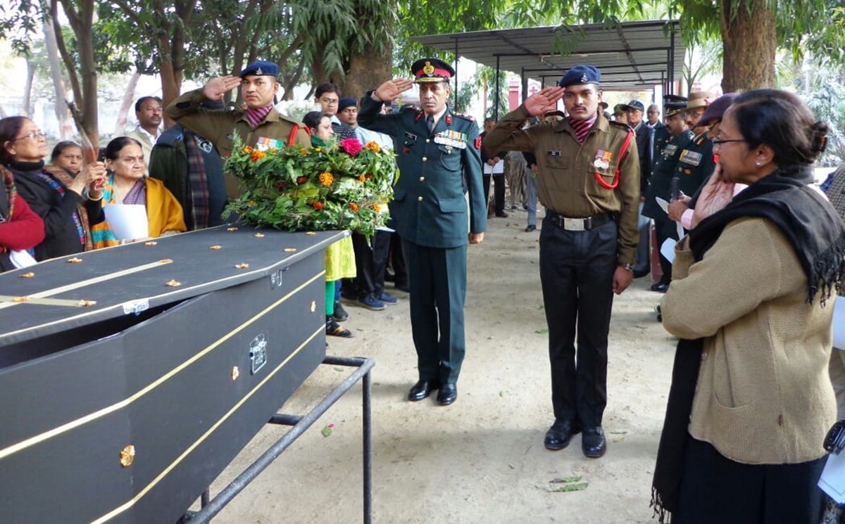 Major FKK Sircar who fought in World War II died at the age of 101 years