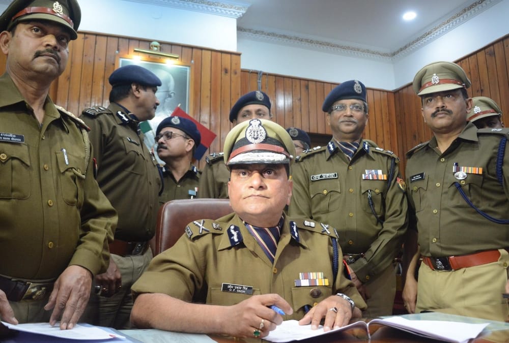 UP DGP O P Singh press confrence.