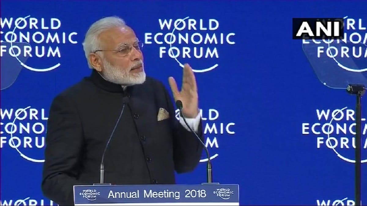 China appreciates PM Modi's speech at Davos