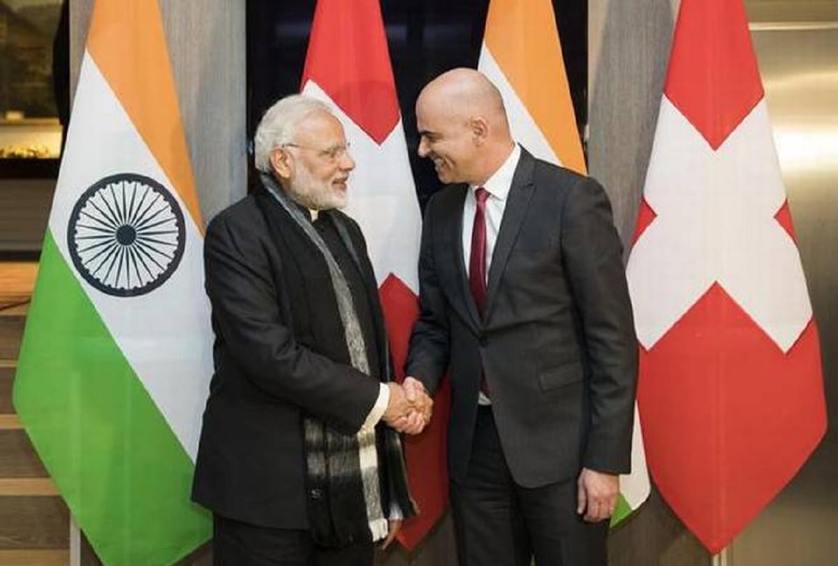 PM Narendra Modi meet Swiss President Alain Breset in Davos, Shahrukh Khan got Crystal Award