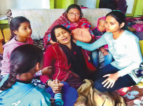 Strangled to death of missing baby girl