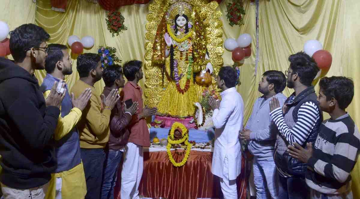 Saraswati worship in purvanchal