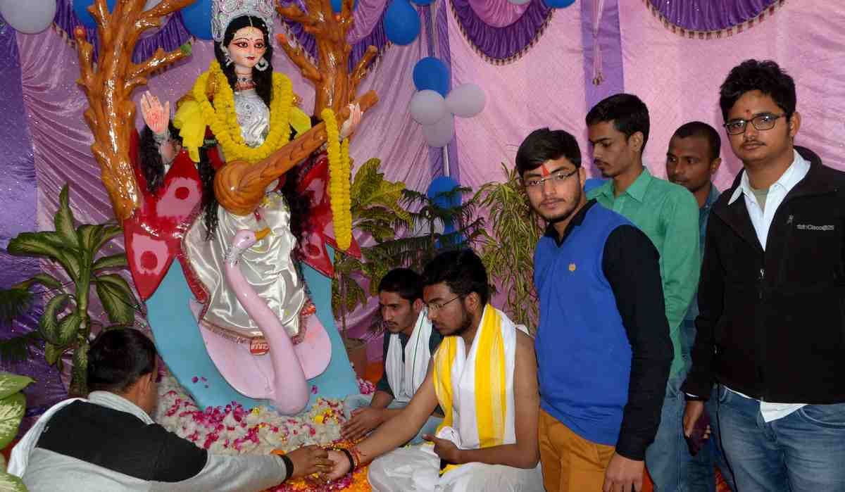 Saraswati worship in purvanchal