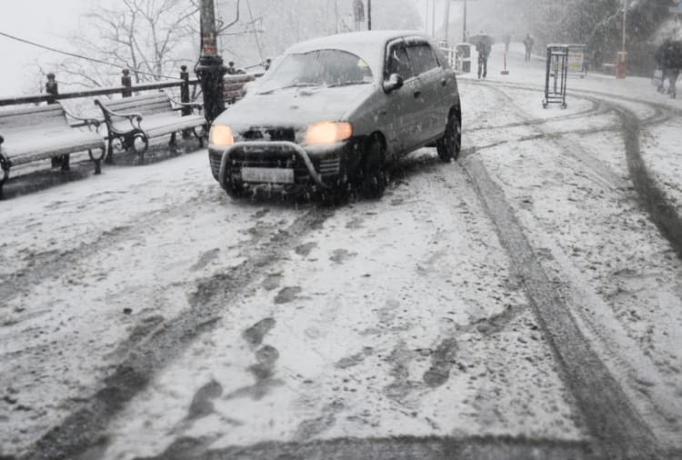 Snowfall in Shimla on February 3, chandigarh news