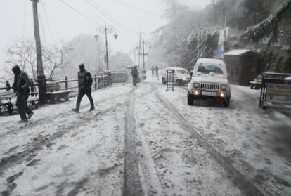 75 road closed in himachal due to fresh snowfall in himachal