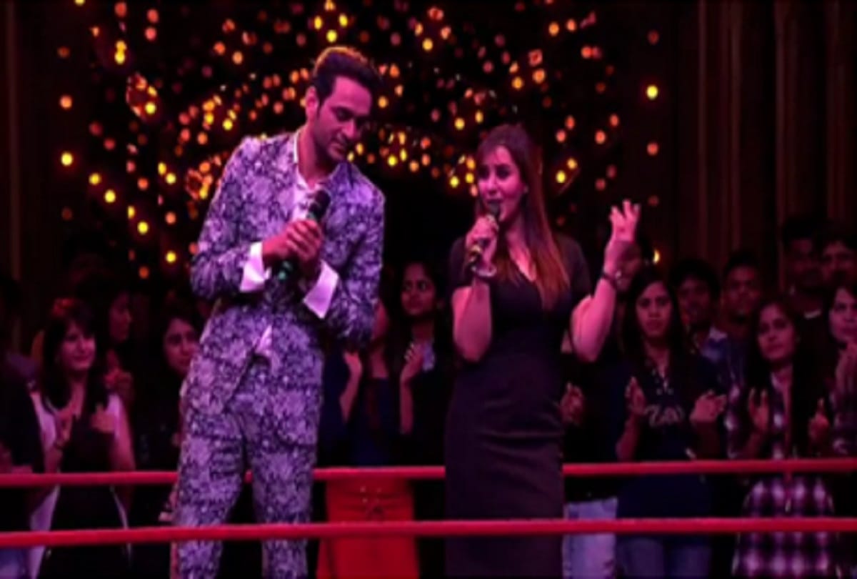 bigg boss winner shilpa shinde and vikas gupta seen in entertainment ki raat