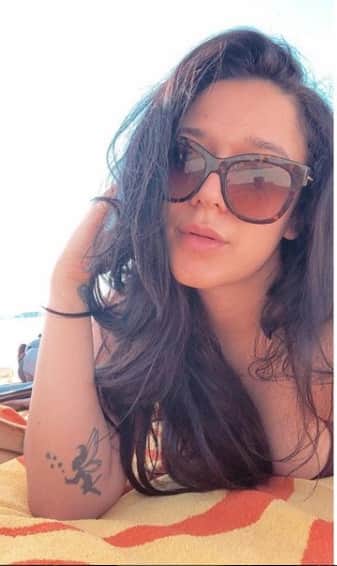 tiger shroff sister krishna shroff bikini photo viral