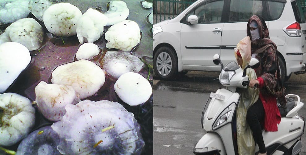Rain with ole, cold in West UP, mercury dropped to 4.9 °