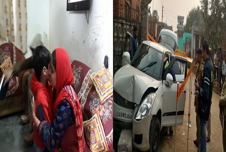 Double Murder Live Photos, mother and son shot dead
