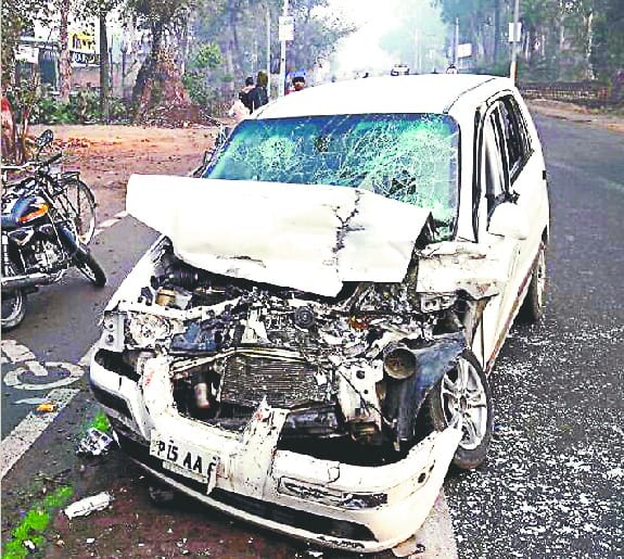 Two killed by crushing vehicle